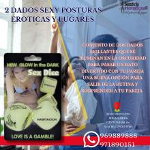 JUEGO DE DADOS PAREJAS- BRILLA EN LA OSCURIDAD -POSES Y LUGAR -SEXSHOP LIMA 971890151 